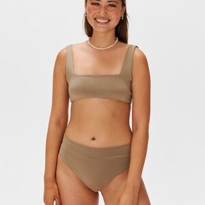 Djerf Avenue Square Top Biscuit